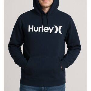 Hurley Black Sweatshirt Hoodie size Large